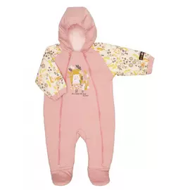 Комбинезон Lucky Child на синтепоне Осенний лес розовый