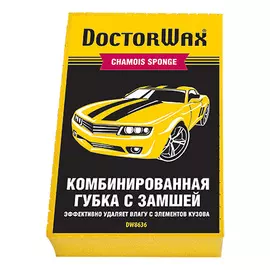 Комбинированная губка с замшей Doctor wax