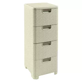 Комод Curver кремовый 4 секции (06605-885-00)