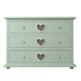 Комод Этажерка Adelina 3 ящика розовый DM1015ETGM