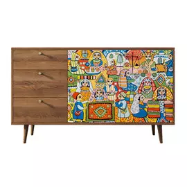 Комод Этажерка Berber bb05/print_01 150x90x45