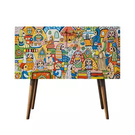 Комод Этажерка Berber bb13/print_01 90x80x40