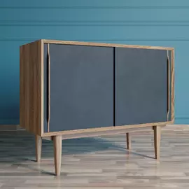 Комод Этажерка Bruni две дверки BR-25BL