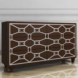 Комод Этажерка Emerald DSC348ETG/CH шоколад 6 ящиков