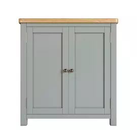 Комод Этажерка Jules Verne две дверки серый JV33ETGG