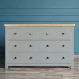 Комод Этажерка Jules Verne шесть ящиков серый JV29ETGG