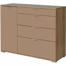 Комод лайн-3 дуб санома/мокко Vental
