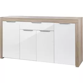 Комод нк-5 дуб санома/ белый глянец Vental