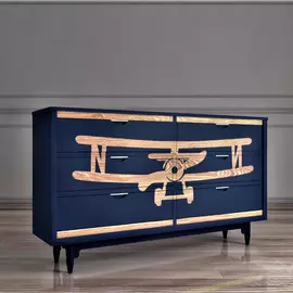 Комод с самолетом Этажерка Travel TRV01B