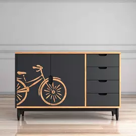 Комод с велосипедом Этажерка Travel TRV02G