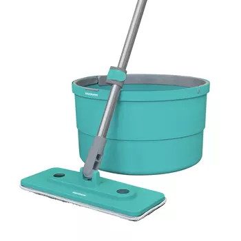 Комплект для влажной уборки пола Hausmann Virginia: швабра и ведро с системой отжима