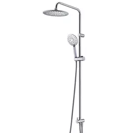 Комплект душевой Wasserkraft серебряный 22,5х41,35х111,6 см