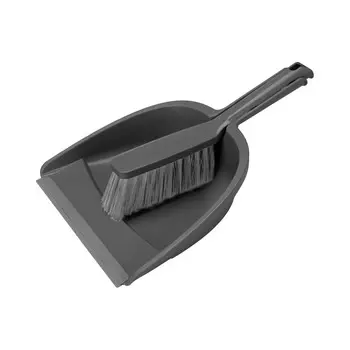 Комплект Econova щетка-сметка с совком темно-серый (431501315)