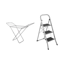 Комплект Eurogold стремянка + сушилка для белья