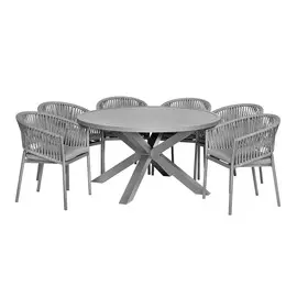 Комплект мебели Bizzotto Florencia: стол skipper + 6 кресел