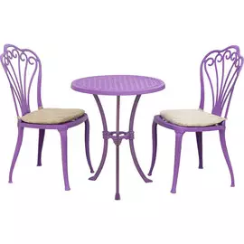 Комплект мебели Lofa стол+2 стула лаванда