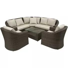 Комплект мебели угловой Ronica round 4 предмета