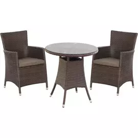 Комплект мебели Yuhang 3 предмета Серо-коричневый