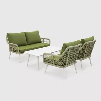 Комплект мебели Yuhang зелёный 4 предмета