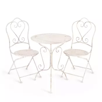 Комплект металлический ТС античный белый 3 предмета