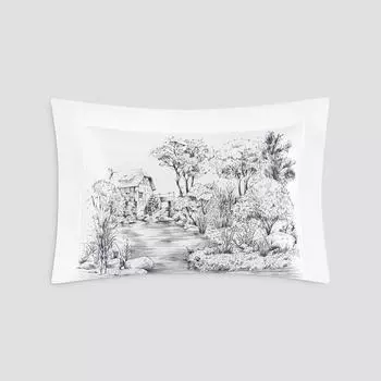 Комплект наволочек Togas Горанна белый с серым 50х70 см