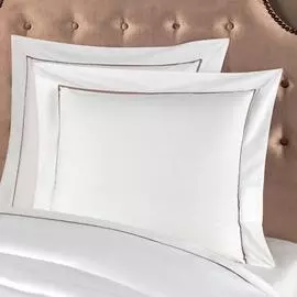 Комплект наволочек Togas Плаза белый с коричневым 70х70 см (30.08.38.0069)