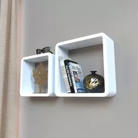 Комплект полок Qwerty Лондон белый