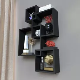 Комплект полок Qwerty Токио черный