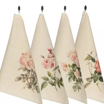 Комплект полотенец кухонных Беларускi Лён рис.293 4шт 45х60 см