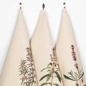 Комплект полотенец кухонных Беларускi Лён рис.295 3шт 45х60 см