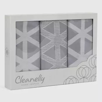 Комплект полотенец кухонных Cleanelly Intarsio 50х70-2 шт. в коробе