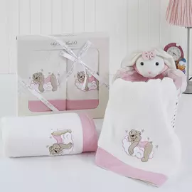 Комплект полотенец Sofi De Marko Bombino розовых 50х80/70х120 см