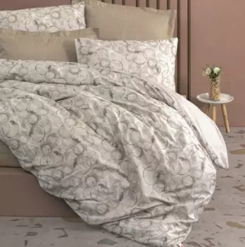 Комплект постельного белья Cotton Box minimal ranforce кремовый Двуспальный 8680108075784