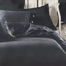 Комплект постельного белья Ecocotton Belinda чёрный Евро