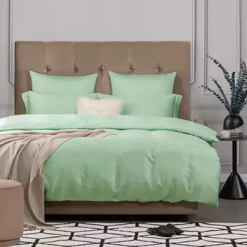 Комплект постельного белья Estia Орнелла Двуспальный евро ментол