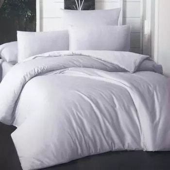 Комплект постельного белья La Besse Ранфорс сиреневый Полуторный