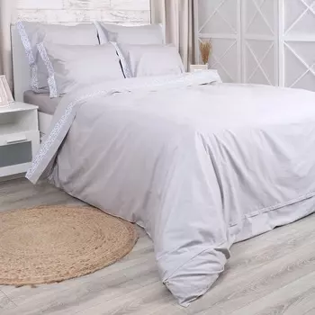 Комплект постельного белья Mona Liza Двуспальный Сатин Steel