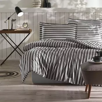 Комплект постельного белья Ozdilek Полуторный antrast trioline сатин