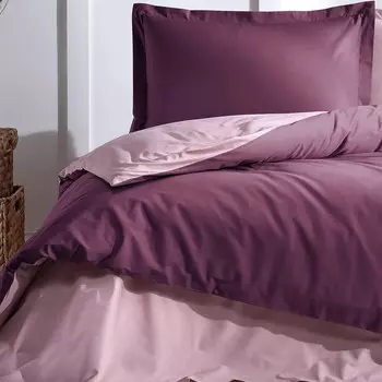 Комплект постельного белья Ozdilek Полуторный maroon line сатин