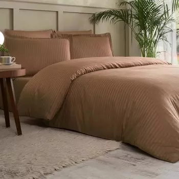 Комплект постельного белья Ozdilek Полуторный brown line сатин