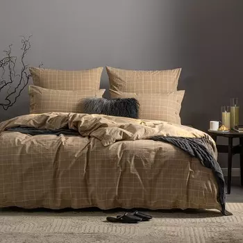 Комплект постельного белья Prime Prive Вальбо бежевый Двуспальный евро