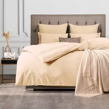 Комплект постельного белья Sleepix Миоко экрю Семейный/дуэт