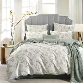 Комплект постельного белья Sofi De Marko Аселия зелёный Полутороспальный