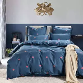 Комплект постельного белья Sofi De Marko Ювента синий Евро