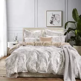 Комплект постельного белья Sofi De Marko Карина бежевый Евро