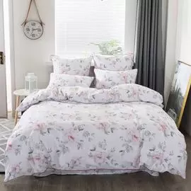 Комплект постельного белья Sofi De Marko Мегги розовый Евро