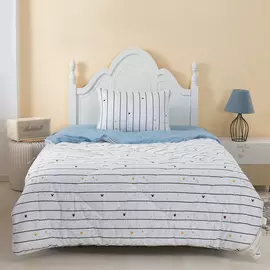 Комплект постельного белья Sofi De Marko Микки с одеялом голубой Детский