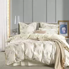 Комплект постельного белья Sofi De Marko Зельда бежевый Евро