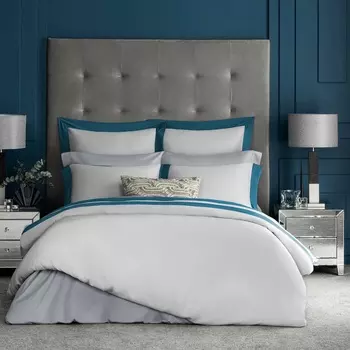 Комплект постельного белья Togas Эдем серо-бирюзовый Двуспальный евро