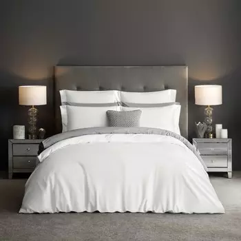 Комплект постельного белья Togas Клайвер белый Двуспальный евро